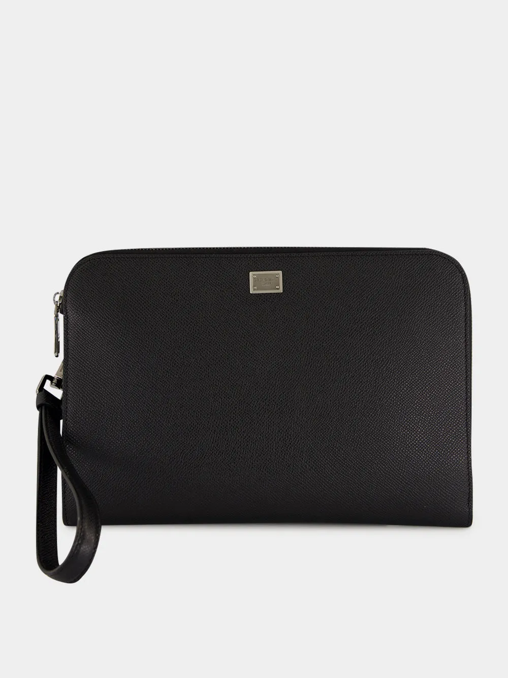 Black Leather Pouch sold by Fashion Clinic