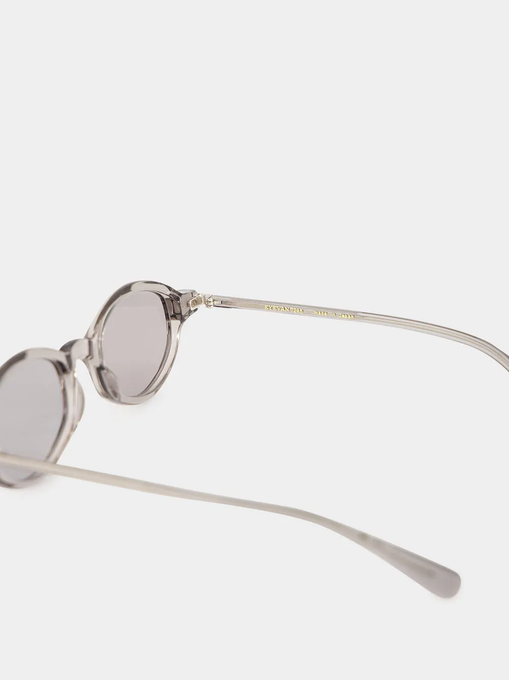 Smoke Grey 799E Round Sunglasses sold by Fashion Clinic product image thumbnail 4