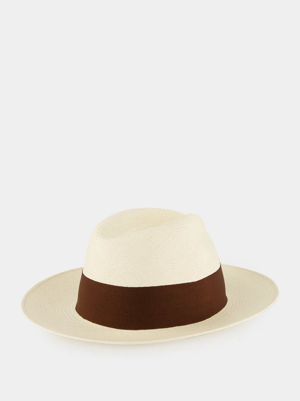 Natural and Cacao Rafael Panama Hat sold by Fashion Clinic product image thumbnail 3