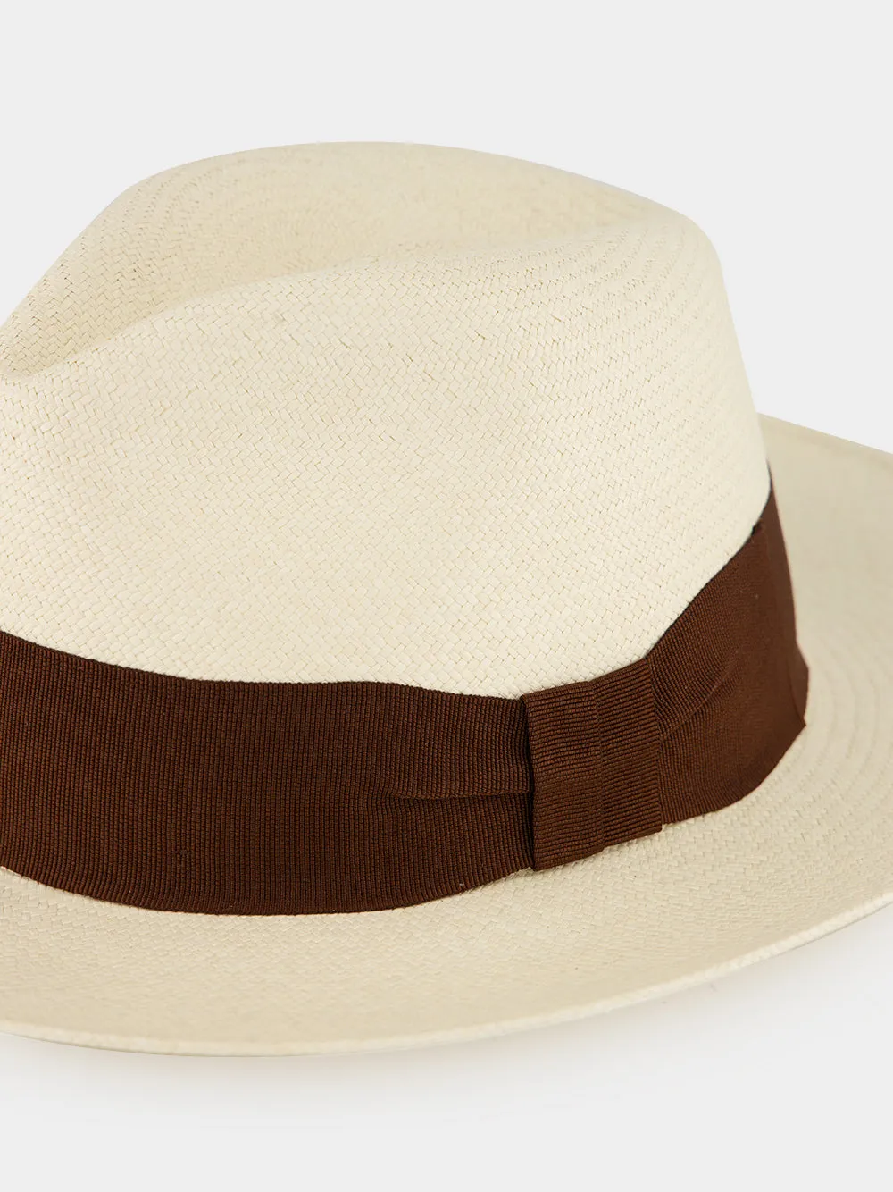Natural and Cacao Rafael Panama Hat sold by Fashion Clinic product image thumbnail 4