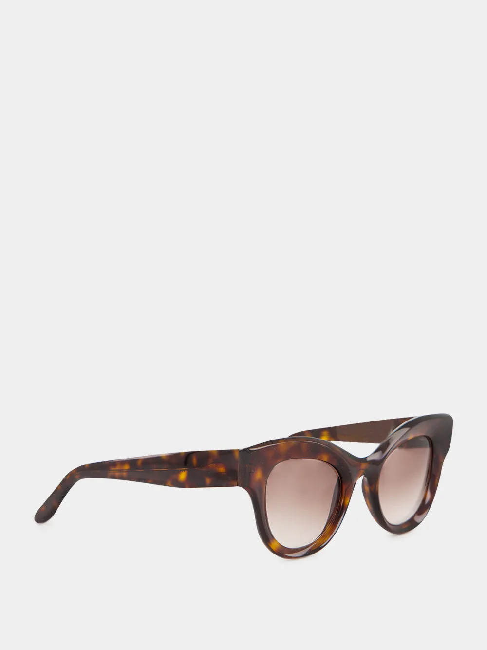 Havana Ana Cat-Eye Sunglasses sold by Fashion Clinic product image thumbnail 2