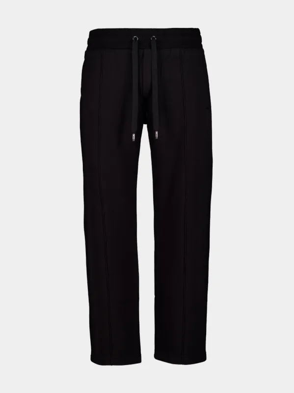 Black Loose Fit Cotton Trousers made by Dolce & Gabanna