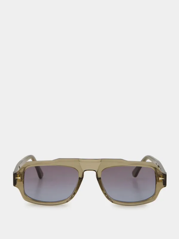 Smokedlight George V Limited Sunglasses made by Ahlem Eyewear