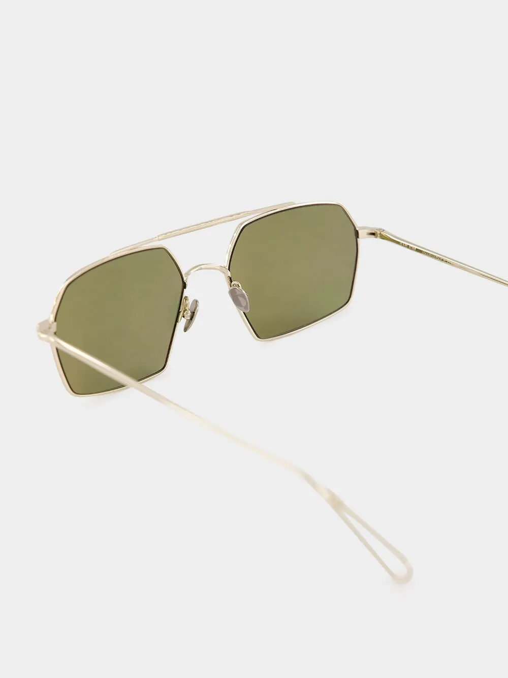 Khaki Green Haussmann Sunglasses sold by Fashion Clinic product image thumbnail 4