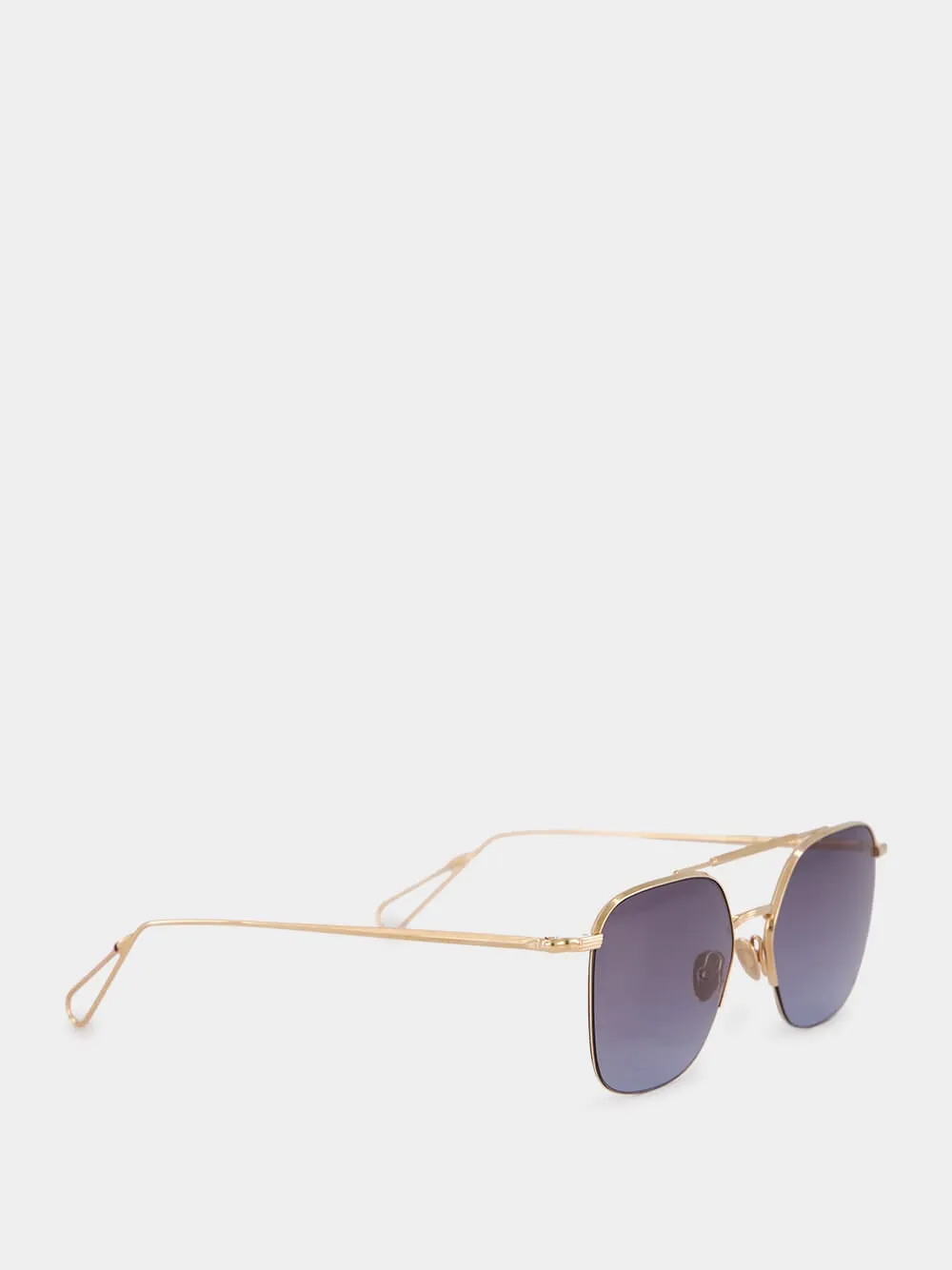 Louxor Peony Gold Aviator Sunglasses sold by Fashion Clinic product image thumbnail 2