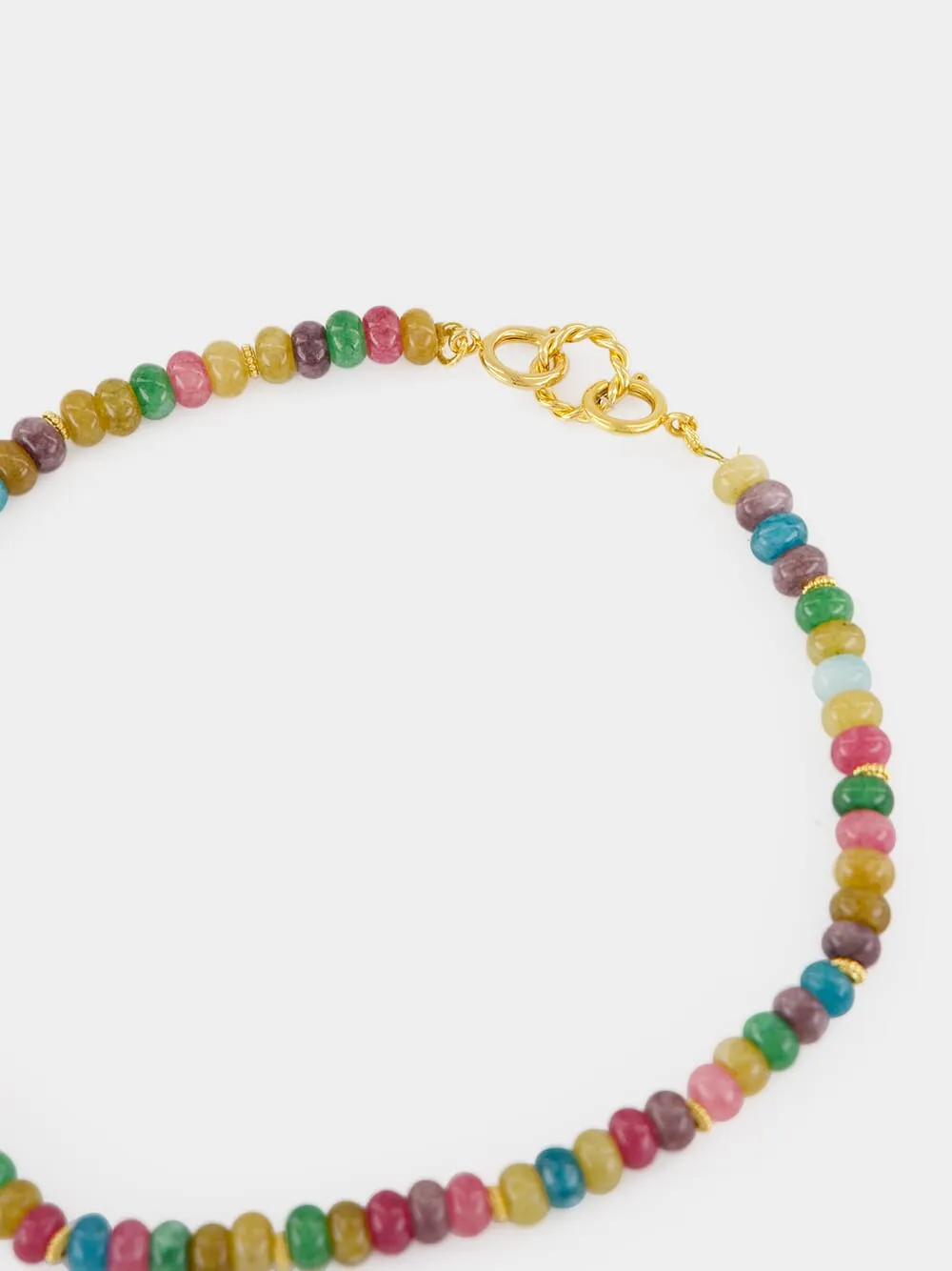 Multicolour Stone Beaded Necklace sold by Fashion Clinic product image thumbnail 3