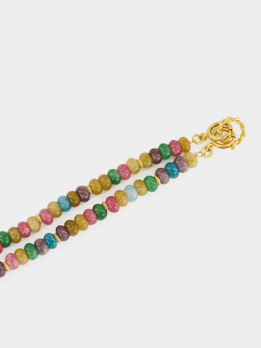 Multicolour Stone Beaded Necklace sold by Fashion Clinic product image thumbnail 2