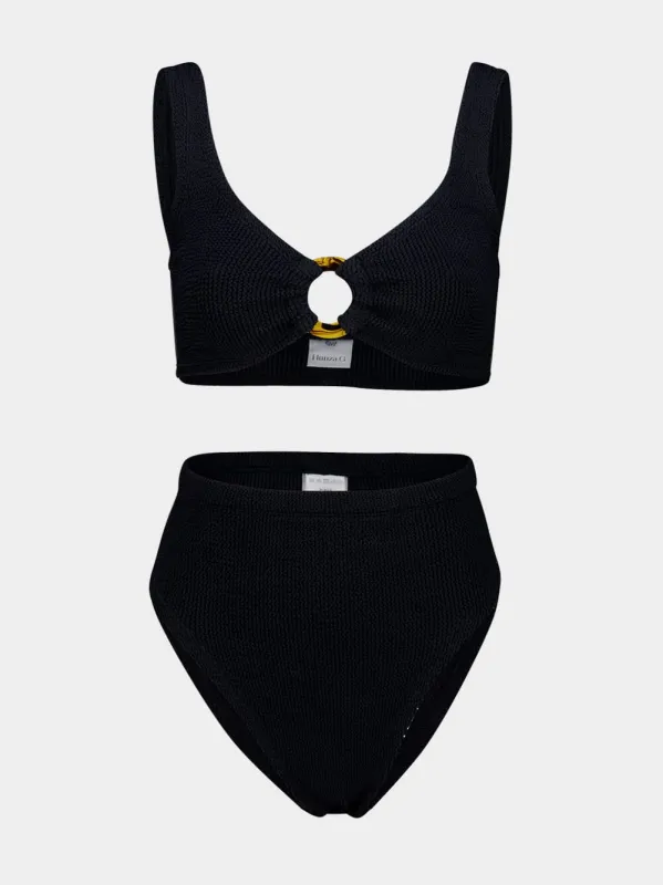 Black Nadine Bikini made by Hunza G