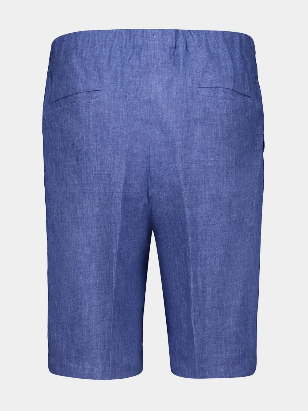 Light Denim Linen Bermuda Shorts sold by Fashion Clinic product image thumbnail 2