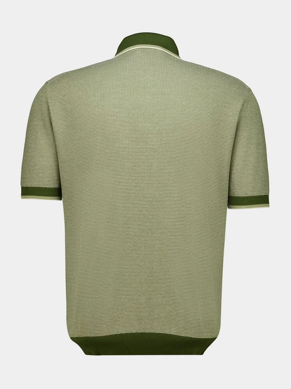 Light Green Cotton Knit Polo sold by Fashion Clinic product image thumbnail 2