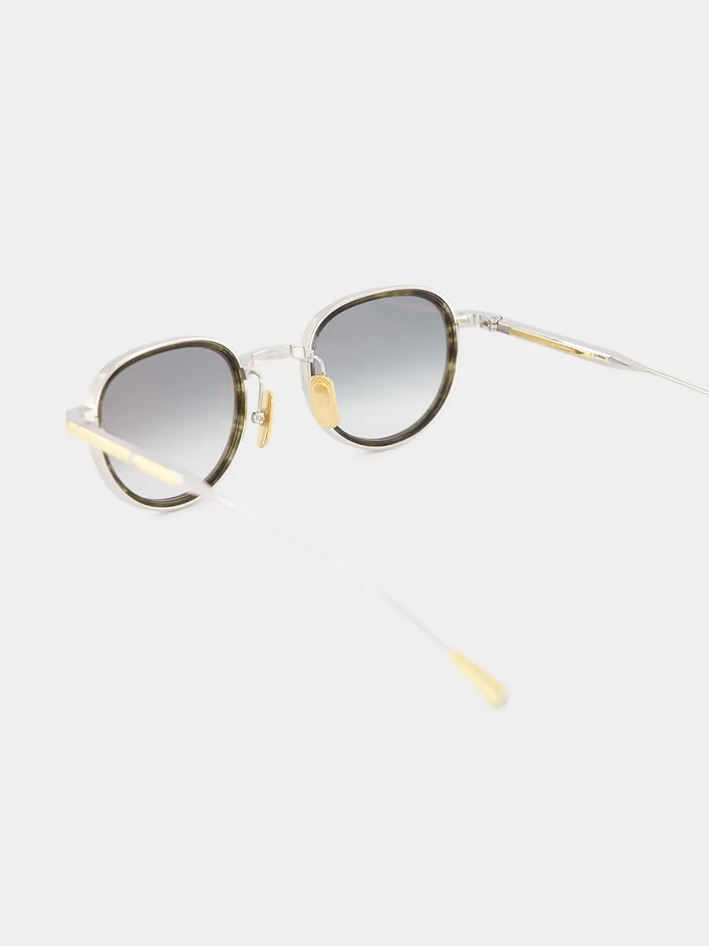 Panache 16k Gold Olive and Blue Gradient Sunglasses sold by Fashion Clinic product image thumbnail 4