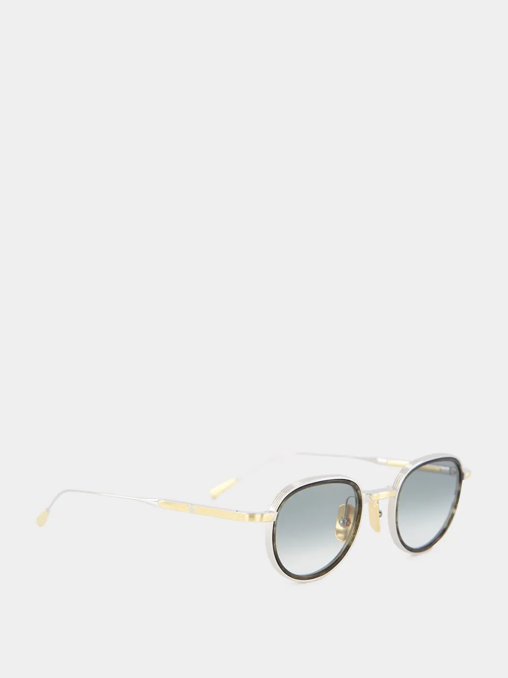 Panache 16k Gold Olive and Blue Gradient Sunglasses sold by Fashion Clinic product image thumbnail 2