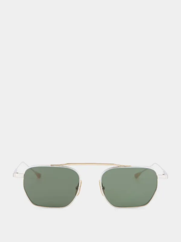 Concorde Palladium and 16k Gold Aviator Sunglasses made by Fashion Clinic