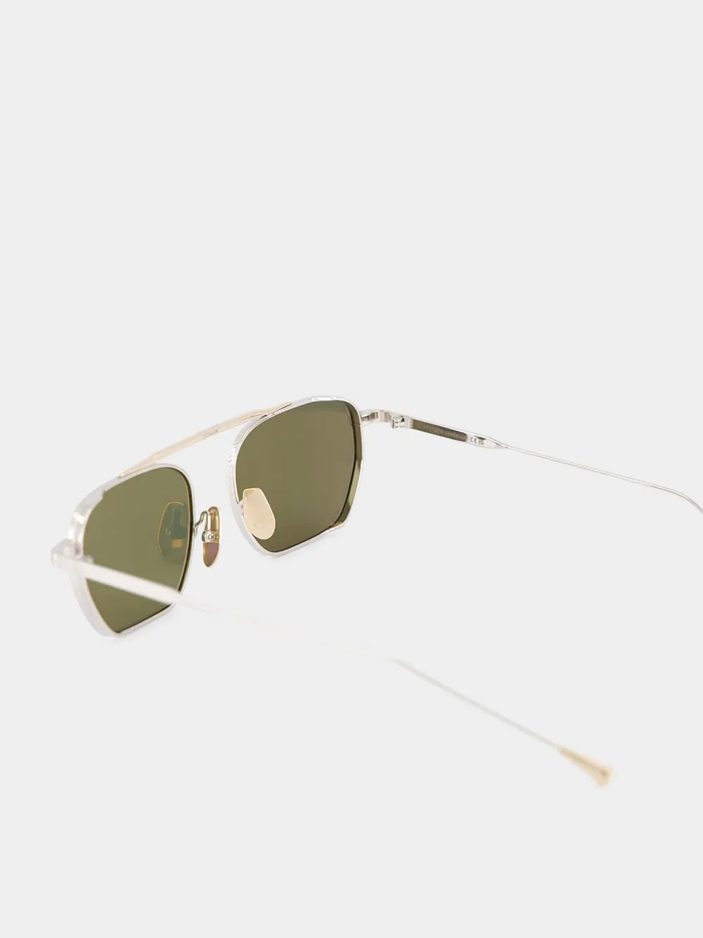 Concorde Palladium and 16k Gold Aviator Sunglasses sold by Fashion Clinic product image thumbnail 4