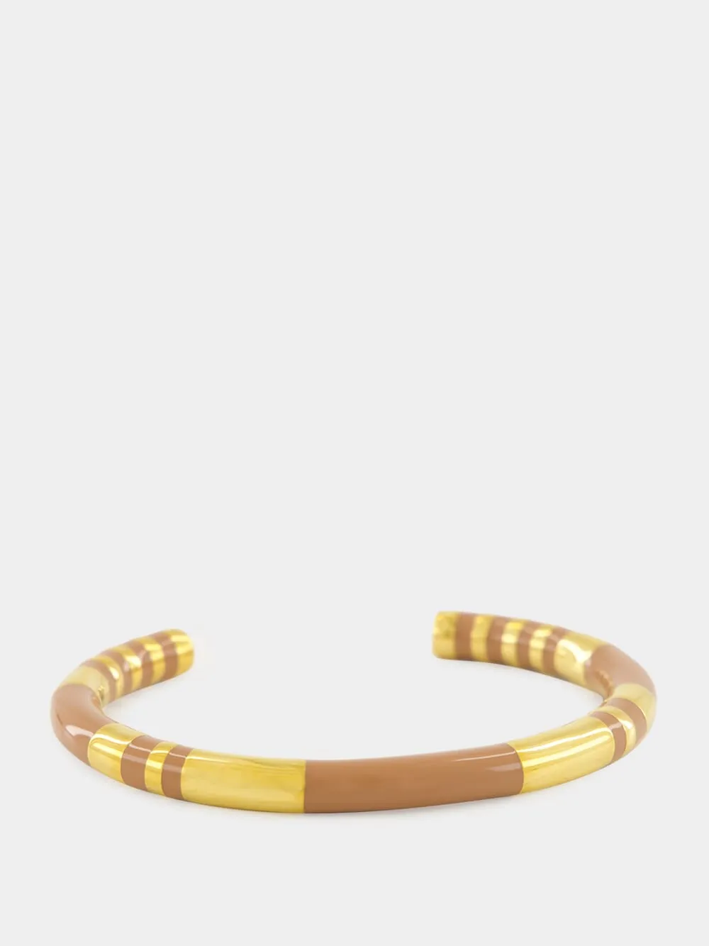 Cappuccino Positano Striped Bangle sold by Fashion Clinic product image thumbnail 3