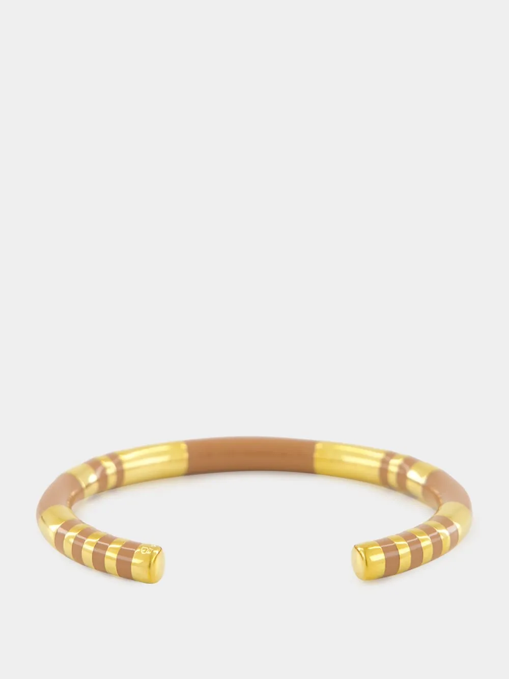 Cappuccino Positano Striped Bangle sold by Fashion Clinic product image thumbnail 2