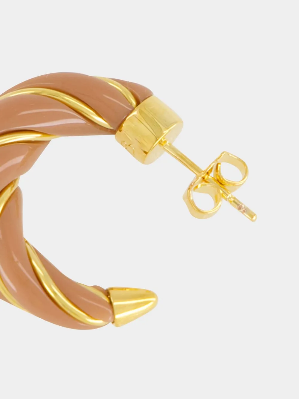 Capuccino Diana Earrings sold by Fashion Clinic product image thumbnail 3