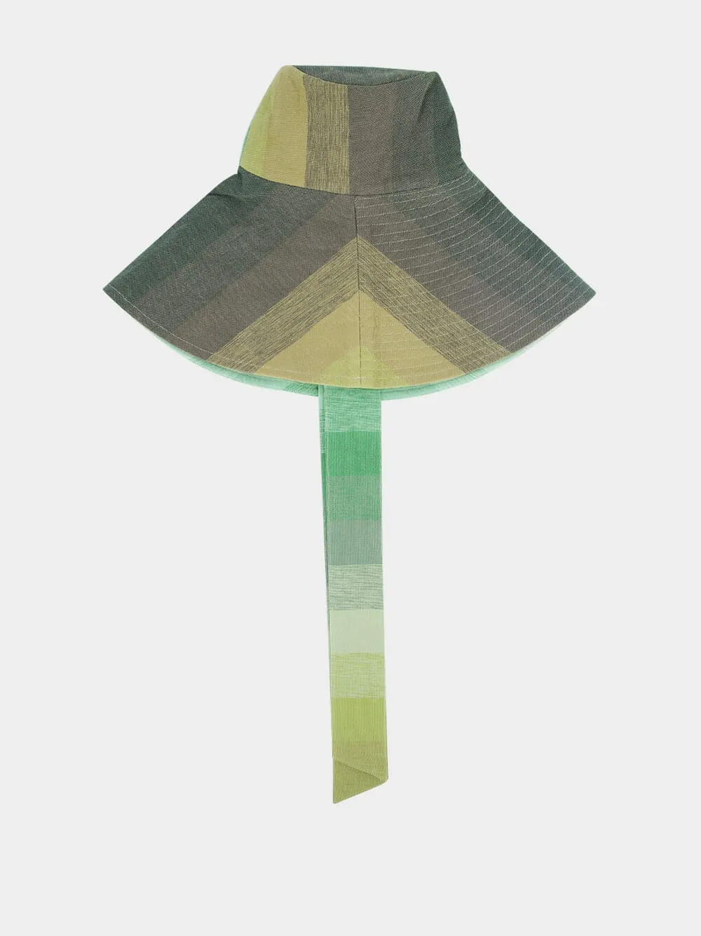 Stripe 27 Cotton Sun Hat sold by Fashion Clinic product image thumbnail 4