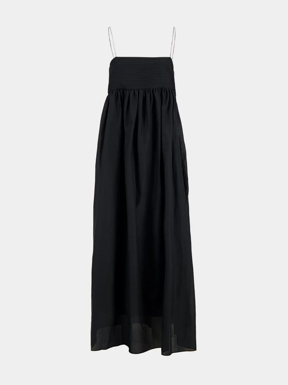 Black Empire Pintuck Bodice Dress sold by Fashion Clinic product image thumbnail 2