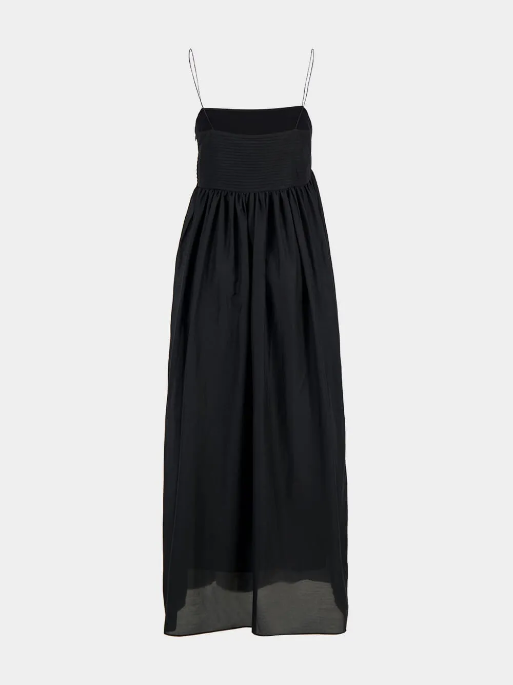 Black Empire Pintuck Bodice Dress sold by Fashion Clinic product image thumbnail 4