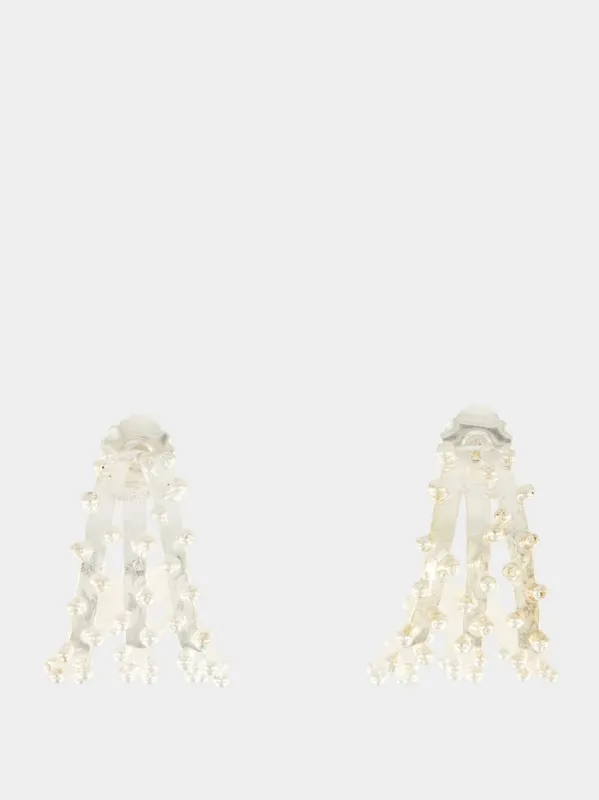 Gypset Earrings in Silver made by Fashion Clinic