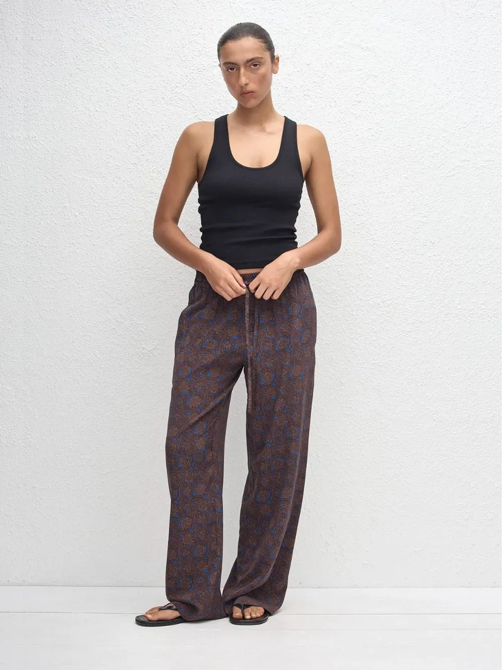 Marrakesh Silk Casual Trousers sold by Fashion Clinic product image thumbnail 2