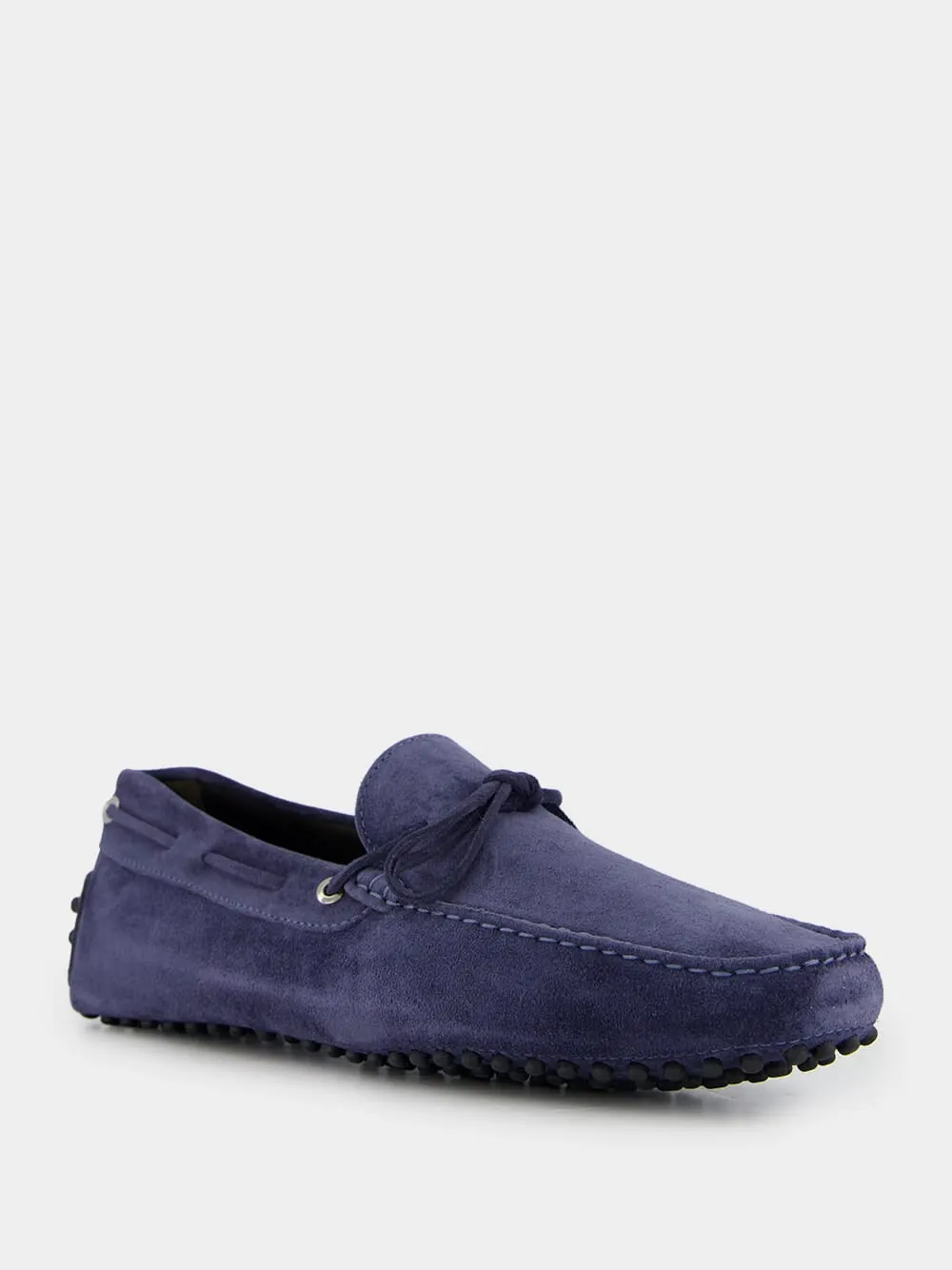Steel Blue Suede Driving Shoes sold by Fashion Clinic product image thumbnail 2