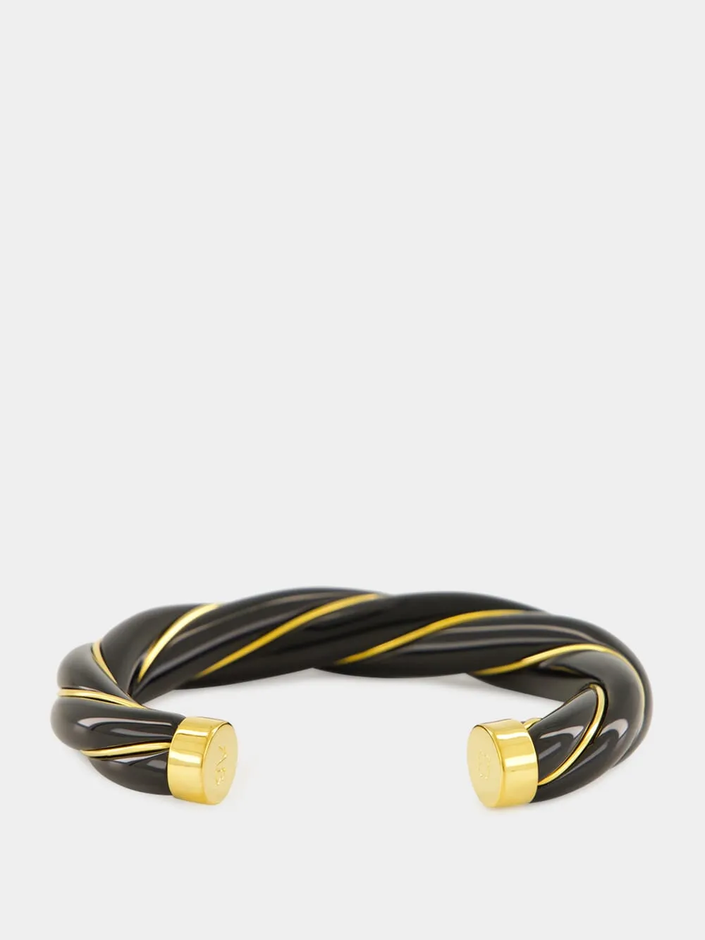 Black Twisted Diana Bangle sold by Fashion Clinic product image thumbnail 2