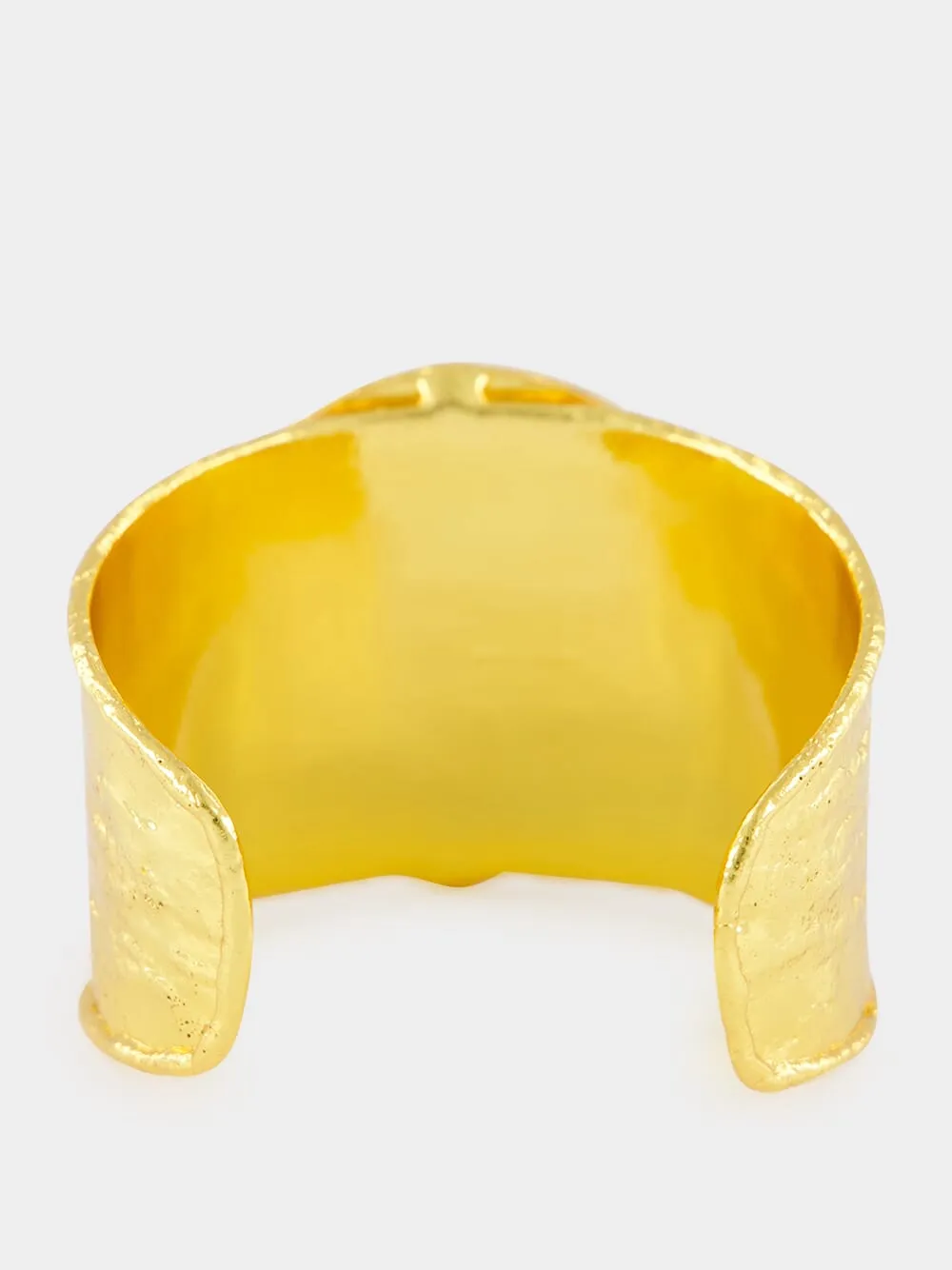 Sphere Malachite Cuff Bracelet sold by Fashion Clinic product image thumbnail 2