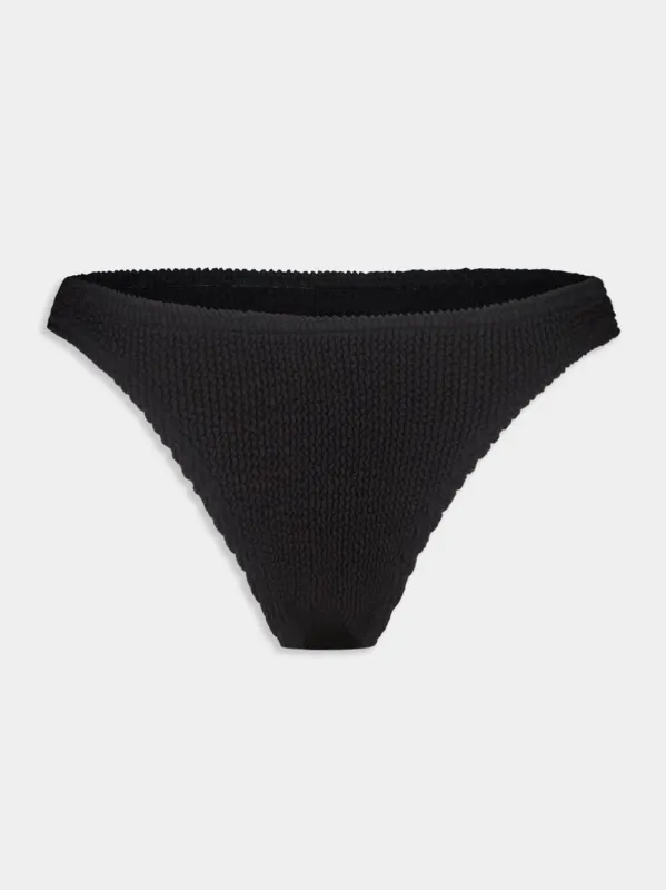 Textured Black Bikini Brief made by Bond-Eye