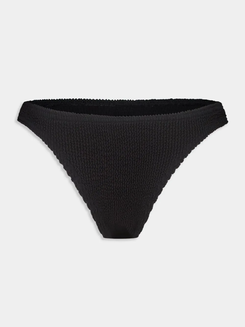 Textured Black Bikini Brief sold by Fashion Clinic