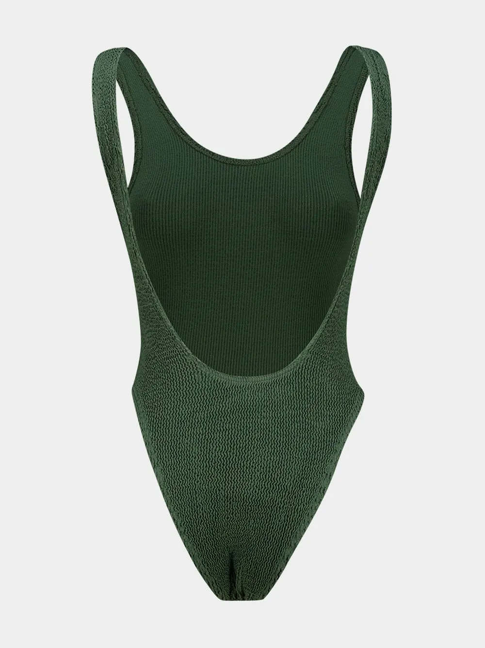 Khaki Crinkle Maxam One-Piece Swimsuit sold by Fashion Clinic product image thumbnail 3