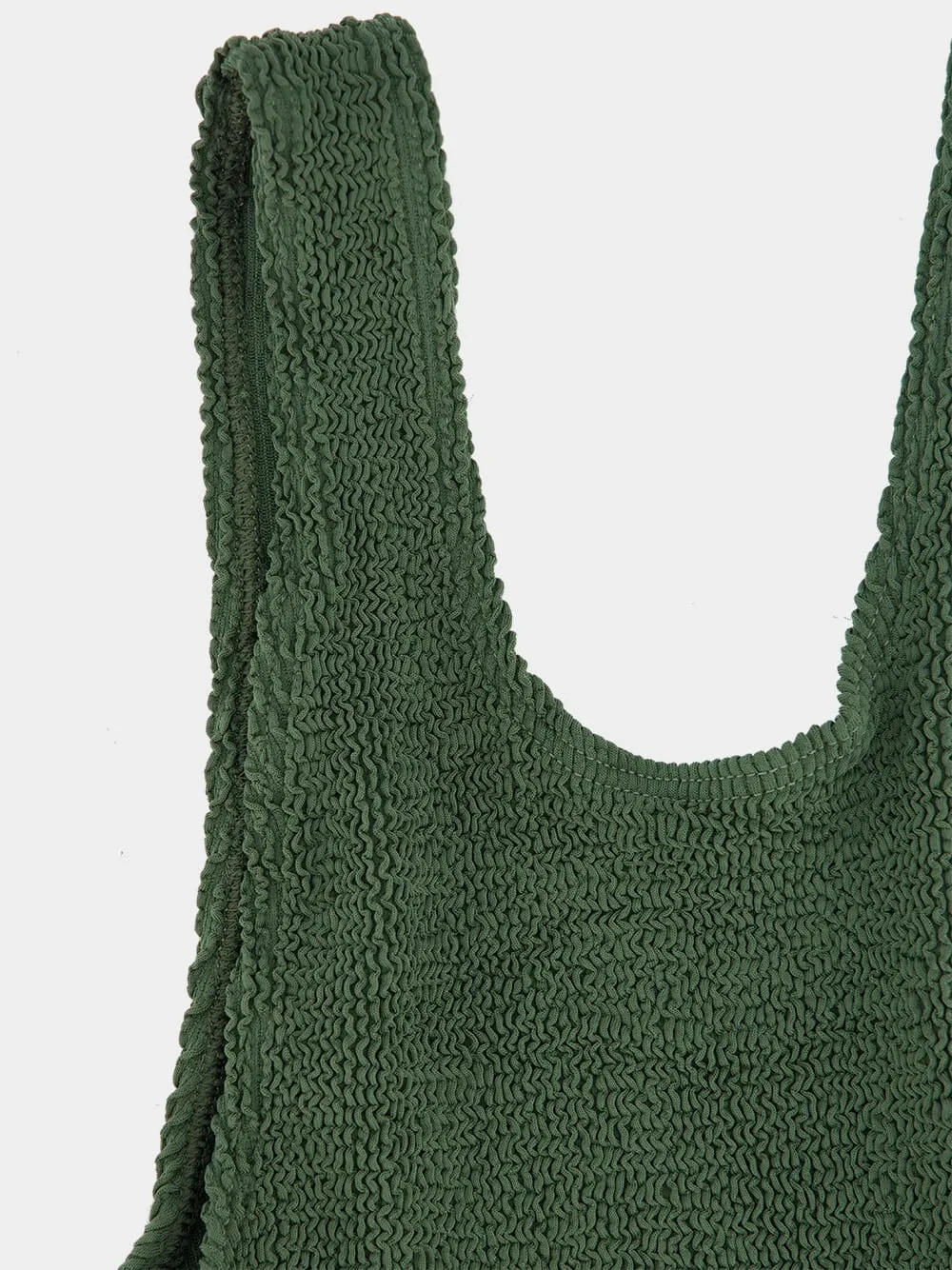 Khaki Crinkle Maxam One-Piece Swimsuit sold by Fashion Clinic product image thumbnail 4
