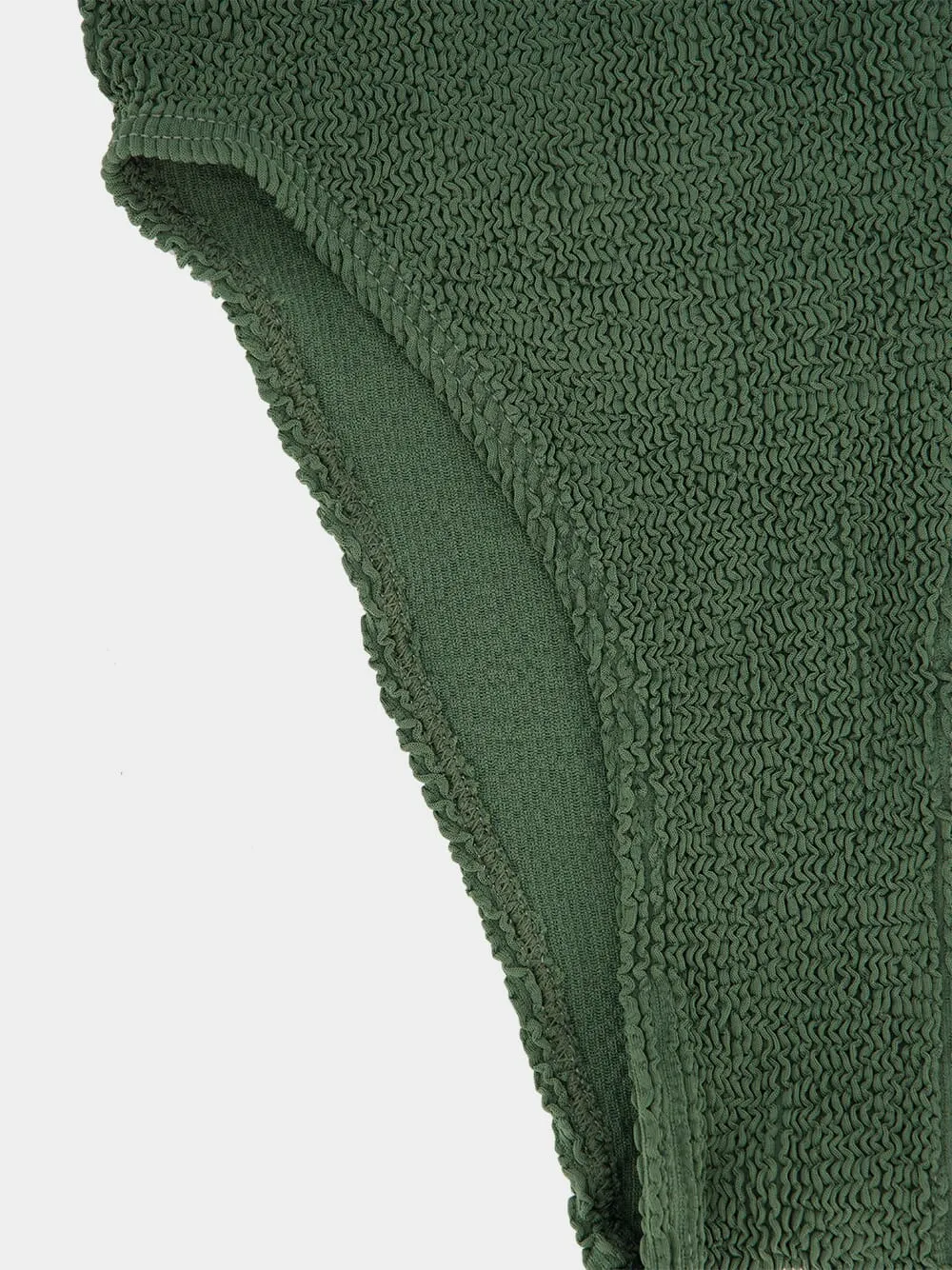 Khaki Crinkle Maxam One-Piece Swimsuit sold by Fashion Clinic product image thumbnail 5