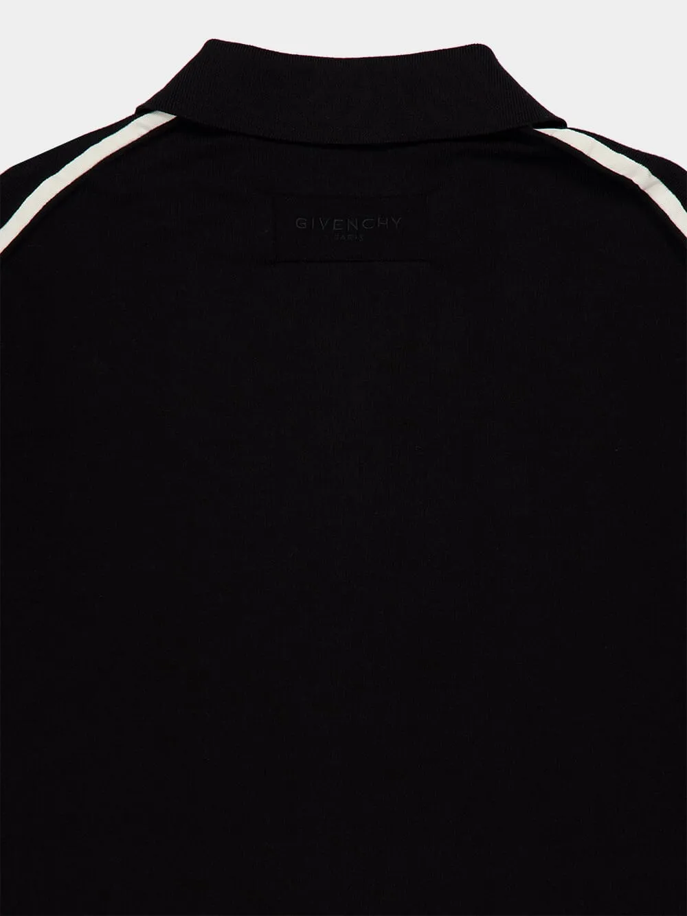Black Cotton Polo Shirt sold by Fashion Clinic product image thumbnail 4
