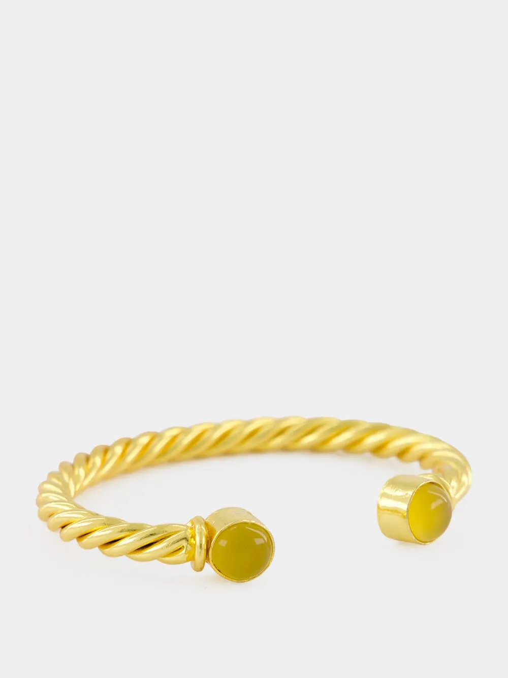 Eros Yellow Onyx Open Bracelet sold by Fashion Clinic product image thumbnail 4