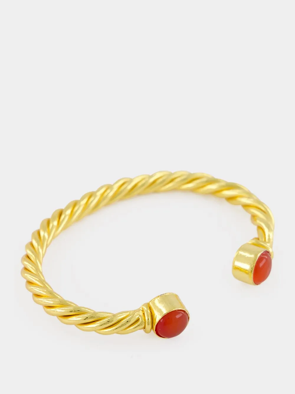 Eros Carnelian Open Bracelet sold by Fashion Clinic product image thumbnail 4
