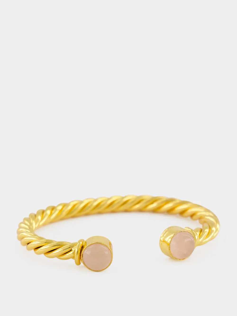 Eros Pink Quartz Open Bracelet sold by Fashion Clinic product image thumbnail 3