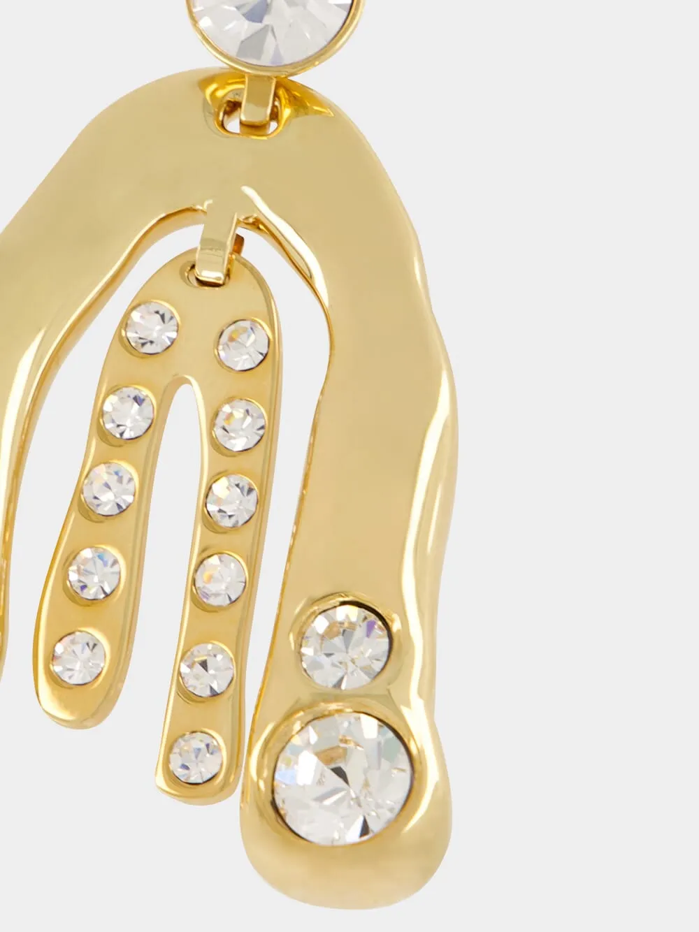 Gold Dag Earrings sold by Fashion Clinic product image thumbnail 4