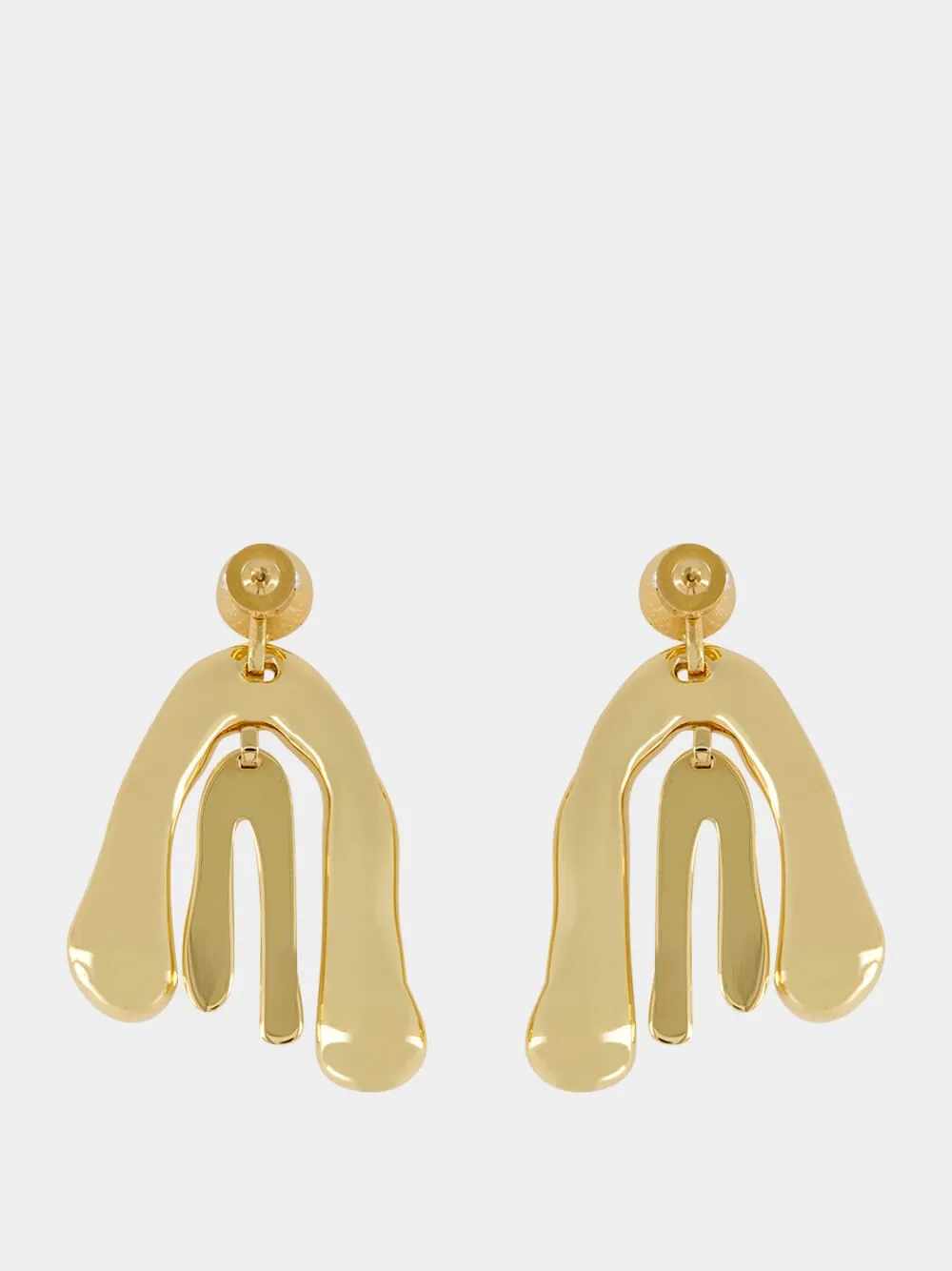 Gold Dag Earrings sold by Fashion Clinic product image thumbnail 3