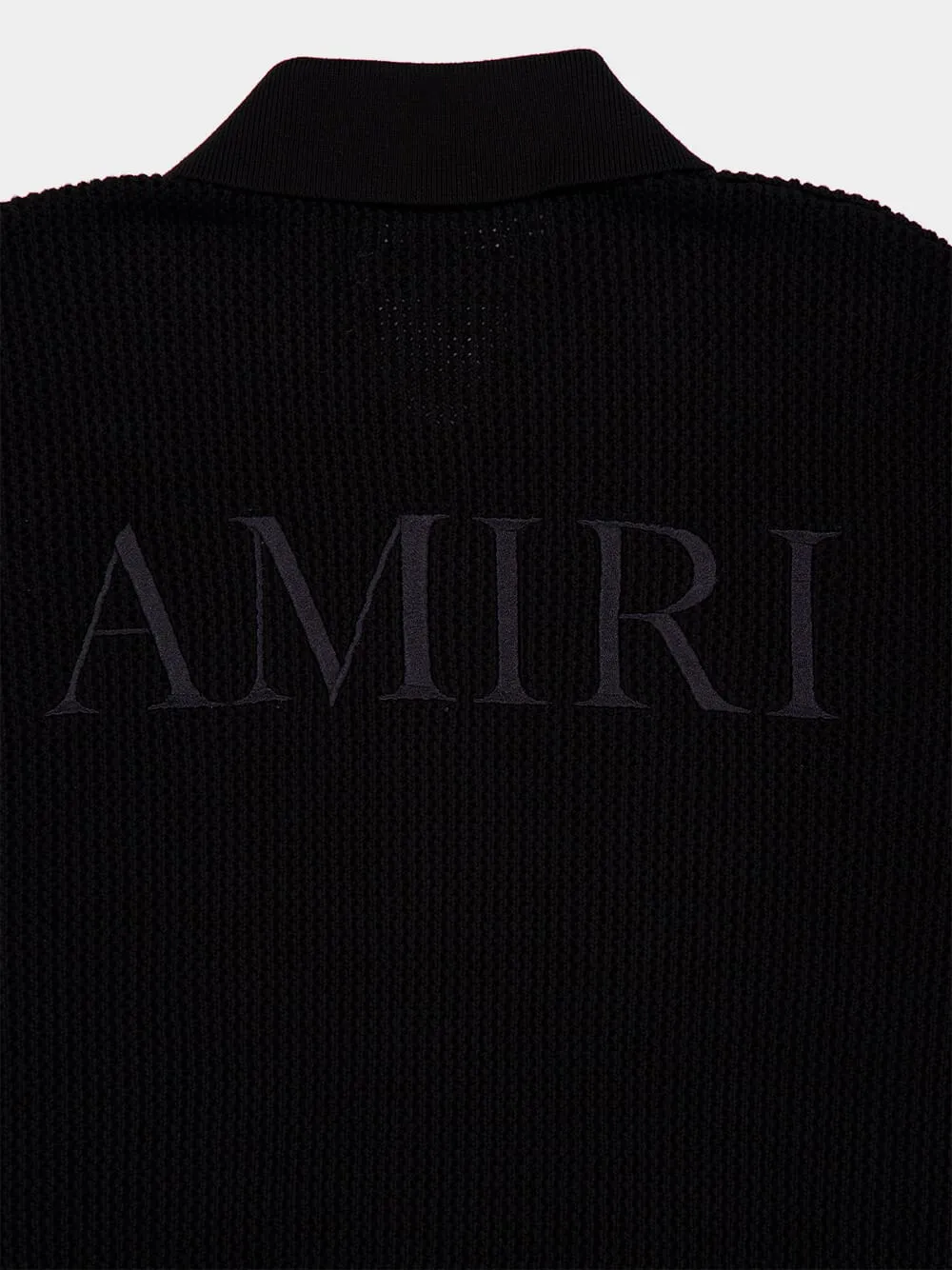 Black Crochet Mesh Shirt sold by Fashion Clinic product image thumbnail 4