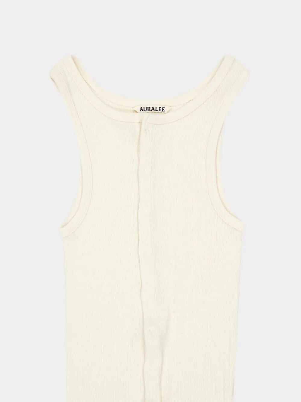 Ivory Organic Rib Tank Top sold by Fashion Clinic product image thumbnail 3