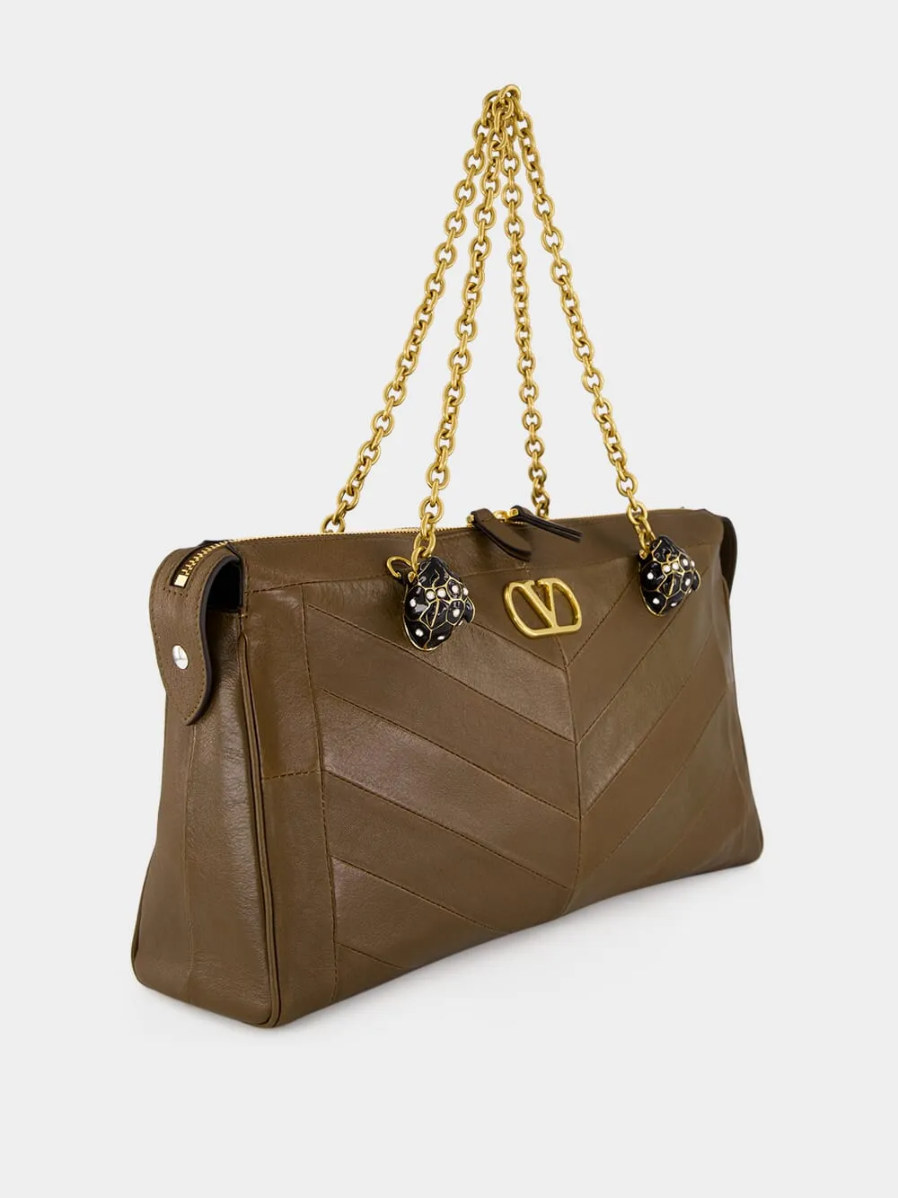 Tundra Nappa Leather Panthea Shoulder Bag sold by Fashion Clinic product image thumbnail 5