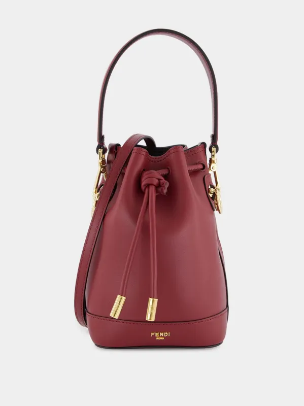 Dark Red Mon Tresor Mini Bag made by Fendi