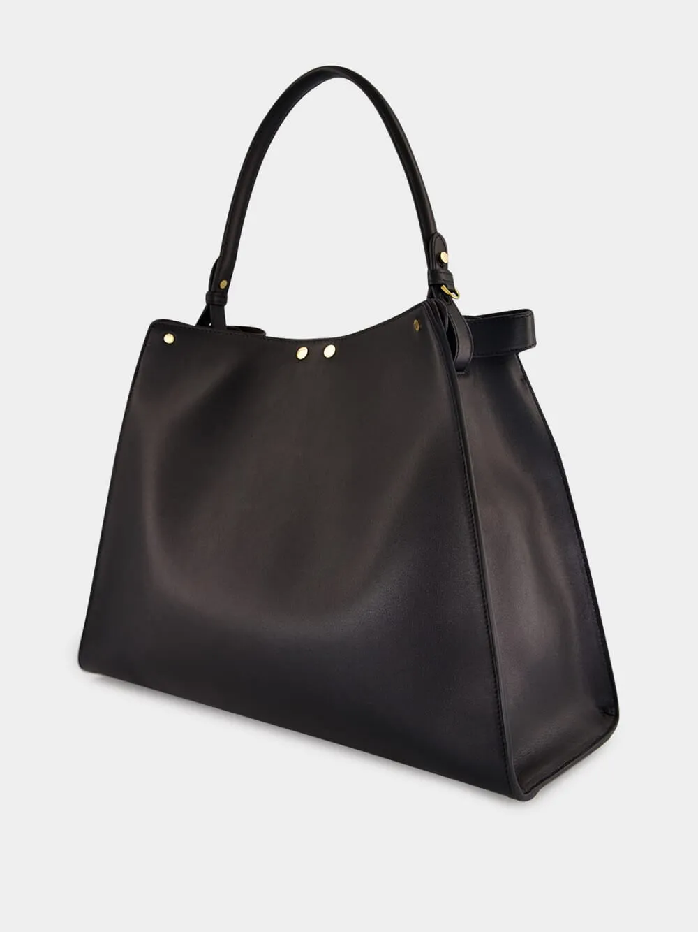 Black Large Leather Way Bag sold by Fashion Clinic product image thumbnail 5