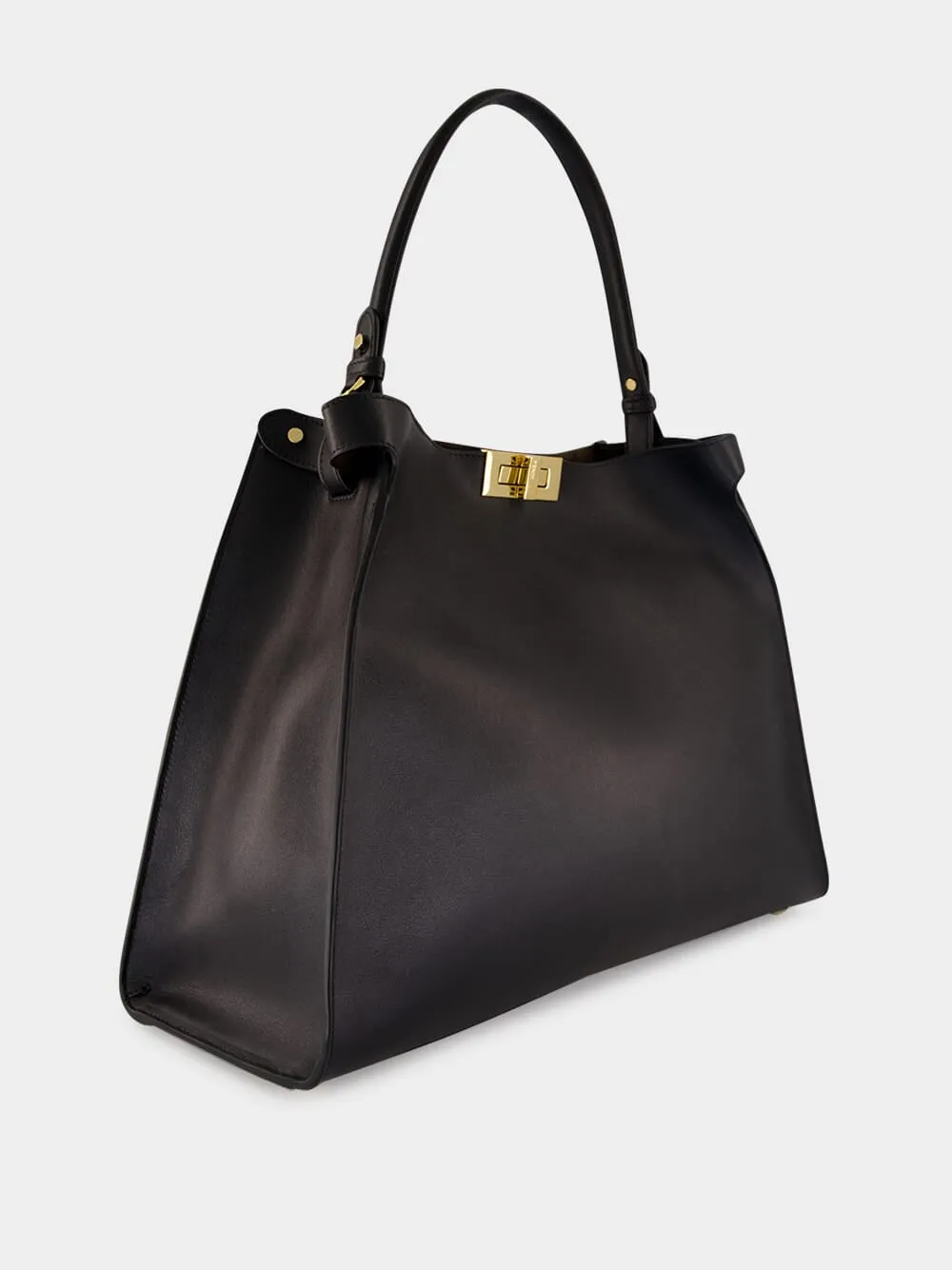Black Large Leather Way Bag sold by Fashion Clinic product image thumbnail 3