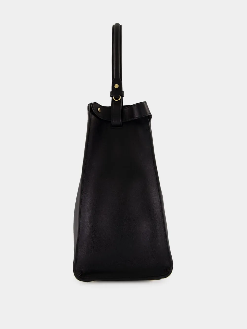 Black Large Leather Way Bag sold by Fashion Clinic product image thumbnail 4