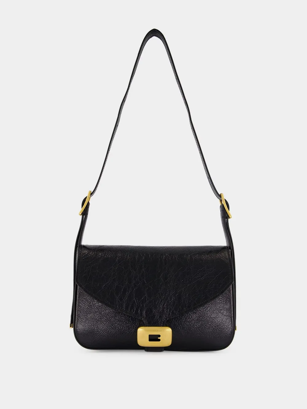 Black Clicca Medium Shoulder Bag sold by Fashion Clinic product image thumbnail 4