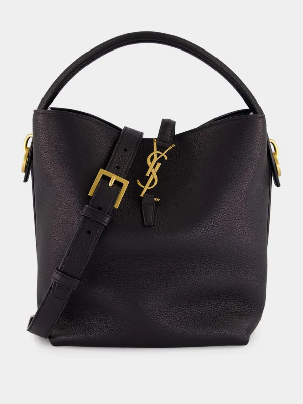 Black Le 37 Supple in Grained Leather made by Yves Saint Laurent