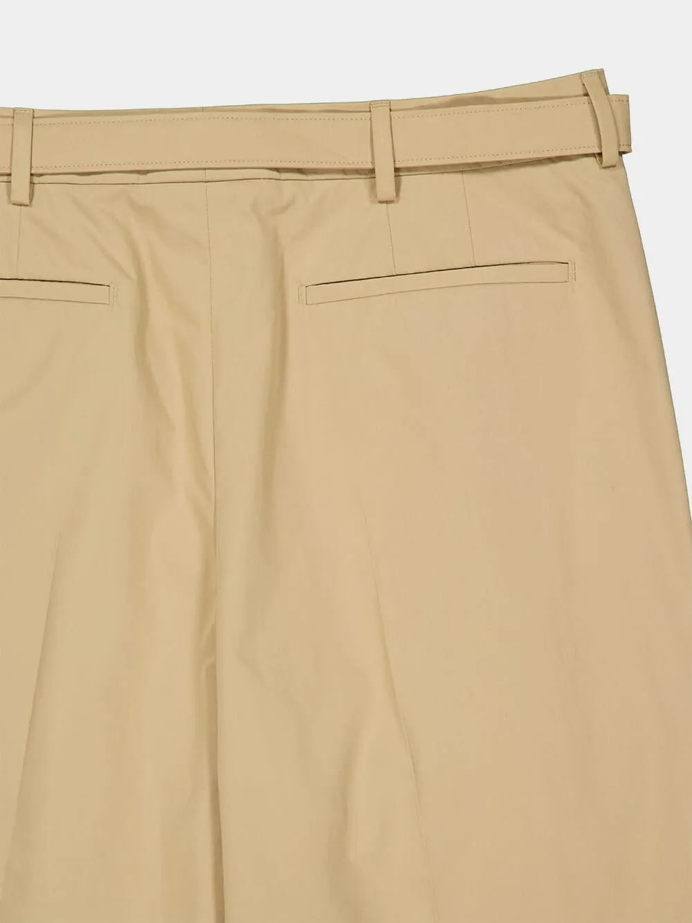 Beige Slim-Fit Technical Cotton Pants sold by Fashion Clinic product image thumbnail 5